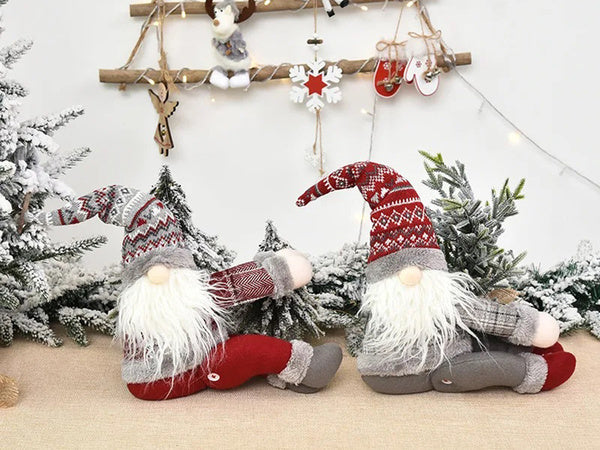Kalėdų nykštukas nykštukas užuolaidų kabliukas ir kilpa, Pilka, Szín, Szürke