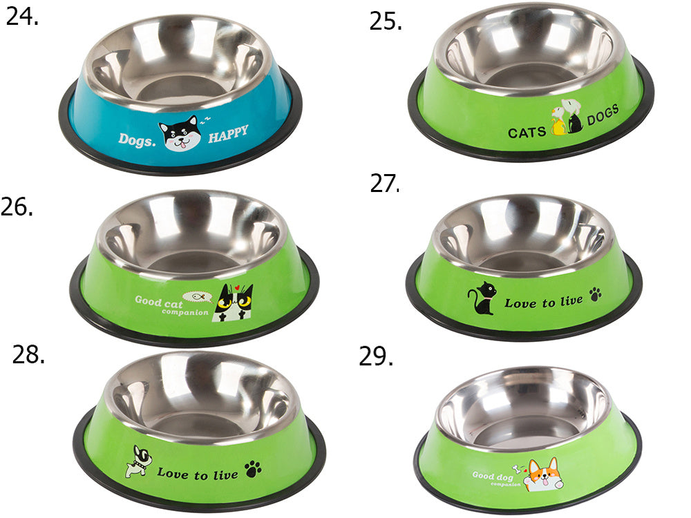 Metal anti-slip dog bowl 150ml