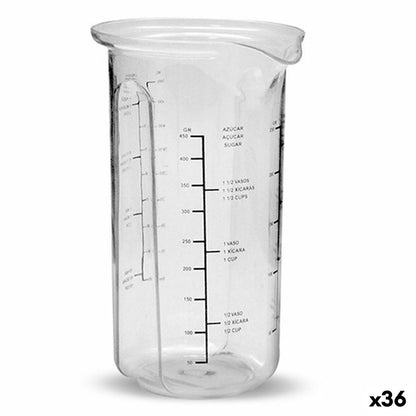 Matavimo stiklinė Plastmasinis 500 ml (36 Vienetai)