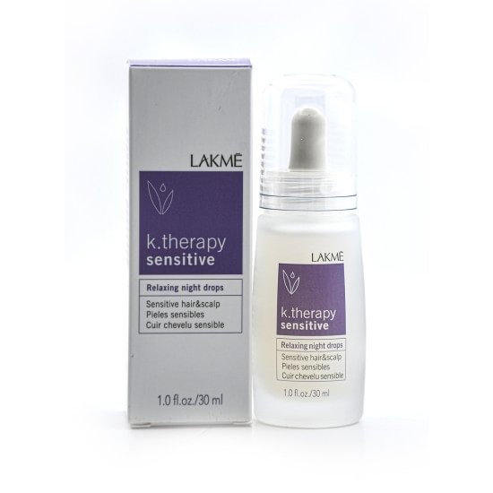 Lakme K.Therapy Sensitive galvos odos lašai nakčiai 30 ml