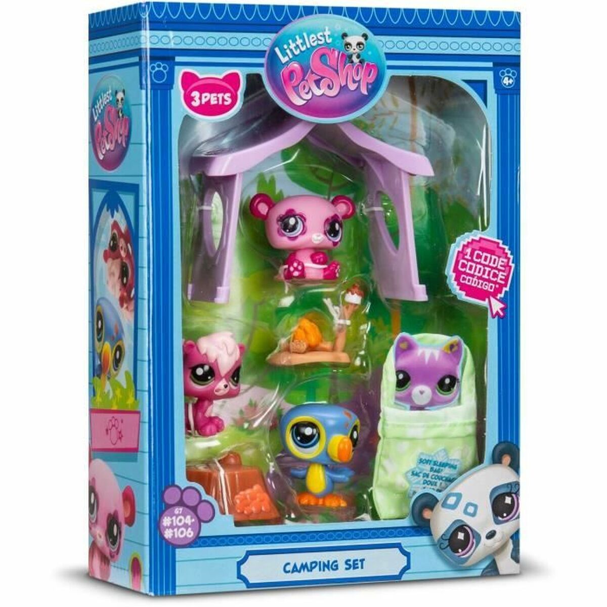 Playset Bandai Littlest Pet Shop Camping