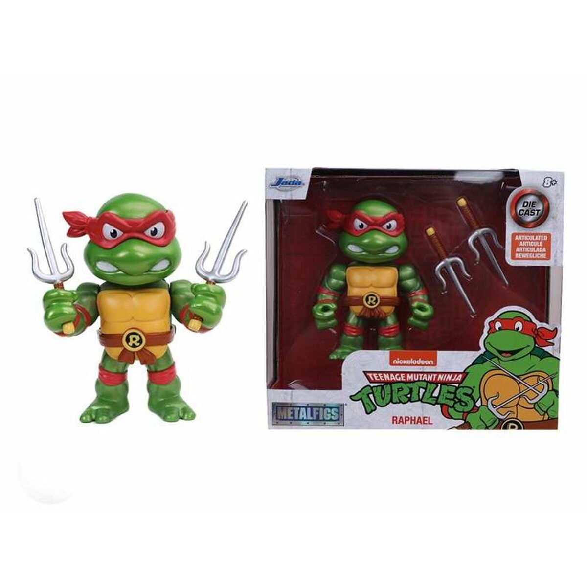 Veiklos rodikliai Teenage Mutant Ninja Turtles Raphael 10 cm