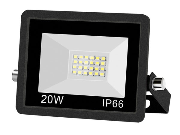LED halogeninis prožektorius 20W (lauko, IP66, 6000K)