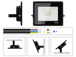 LED halogeninis prožektorius 20W (lauko, IP66, 6000K)
