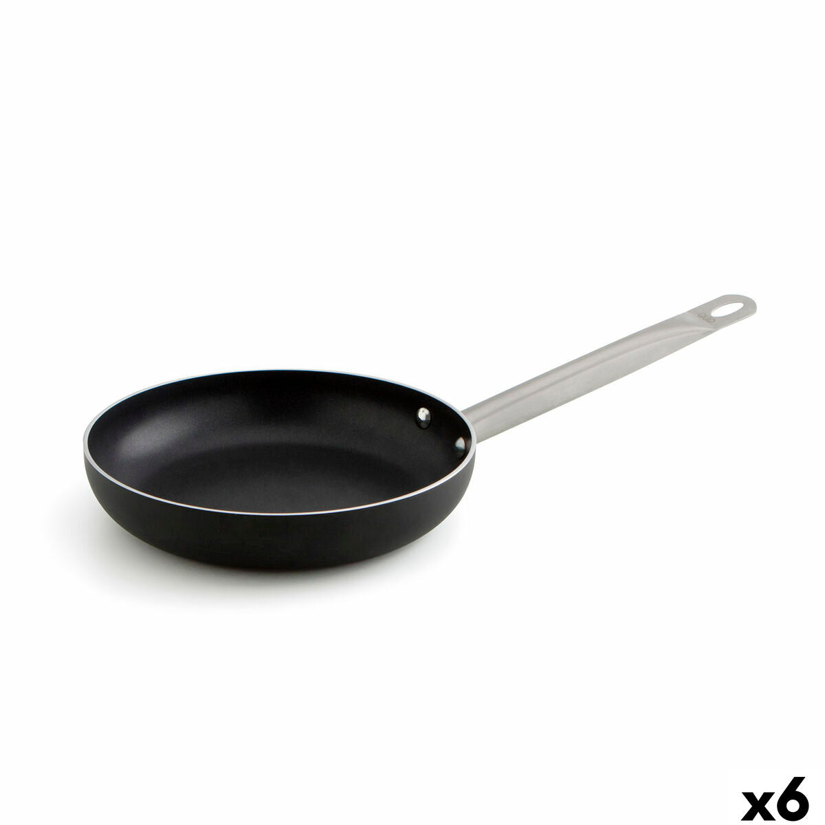 Keptuvė Quid Pro Chef Juoda Metalinis Plienas Ø 28 cm (6 vnt.)