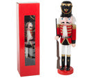 Nutcracker kareivis dewniany dekoratyvinė kalėdinė figūrėlė dovana