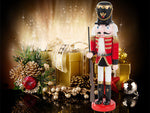 Nutcracker kareivis dewniany dekoratyvinė kalėdinė figūrėlė dovana