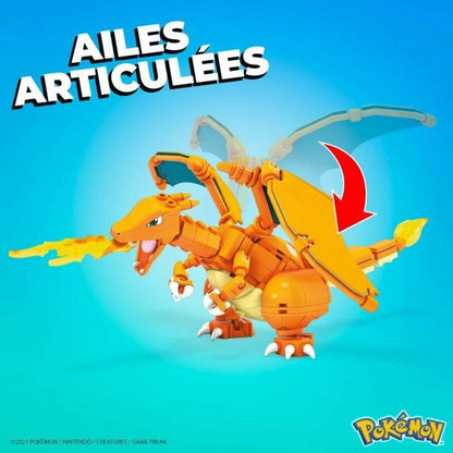 Statybos rinkinys Megablocks Charmander Charmilion Charizard Pokémon 300 Dalys