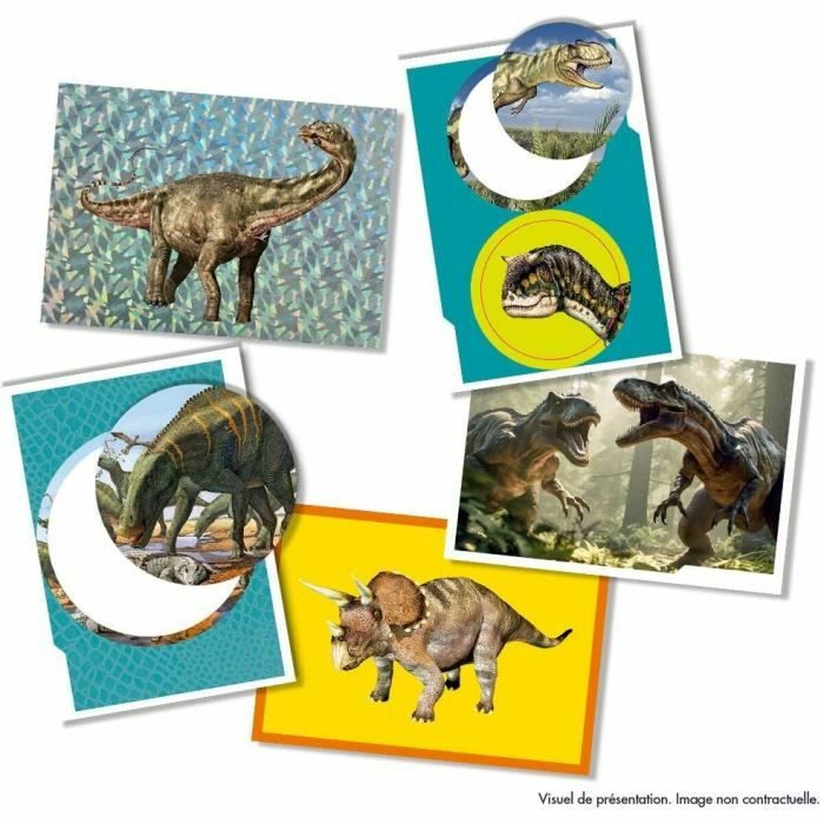 Lipdukų pakuotė Panini National Geographic - Dinos (FR) 7 Vokai