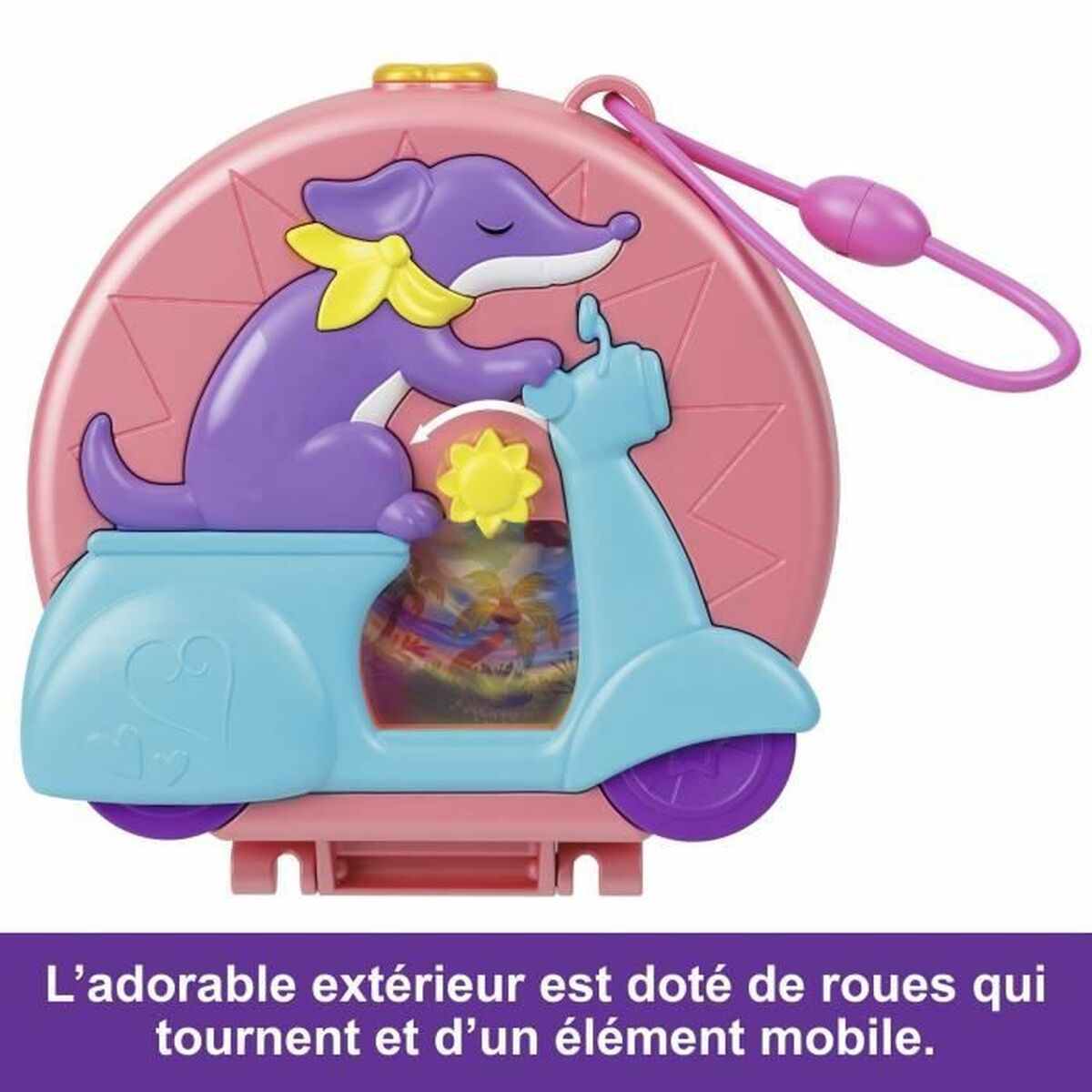 Lėlė kūdikis su priedais Polly Pocket Moped Adventure