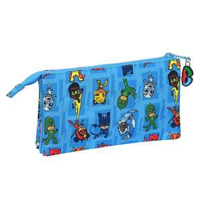 Trigubas penalas PJ Masks Mėlyna 22 x 12 x 3 cm