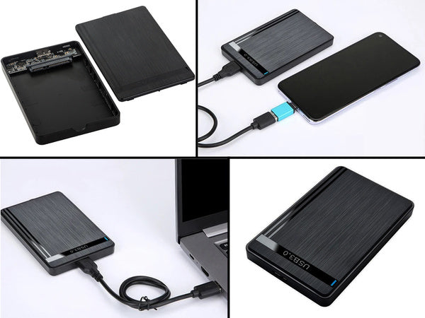Disko korpusas hdd ssd adapteris 2,5'' usb 3.0 sata kabelio korpusas