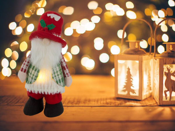 30cm šešėliukas ghost lighted led bird kalėdų eglutės nykštukai