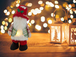 30cm šešėliukas ghost lighted led bird kalėdų eglutės nykštukai