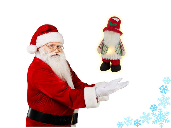 30cm šešėliukas ghost lighted led bird kalėdų eglutės nykštukai