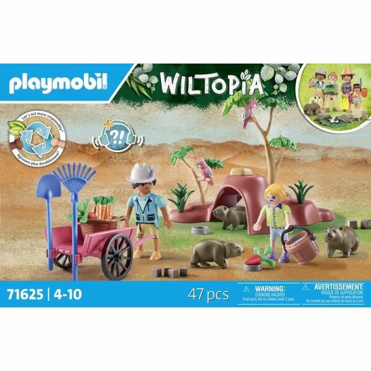 Playset Playmobil Wombat burrows