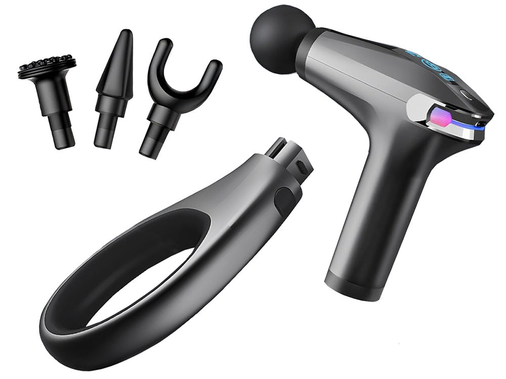 Nugaros masažo pistoletas kūno kojų masažuoklis stiprus masažo pistoletas 4 patarimai