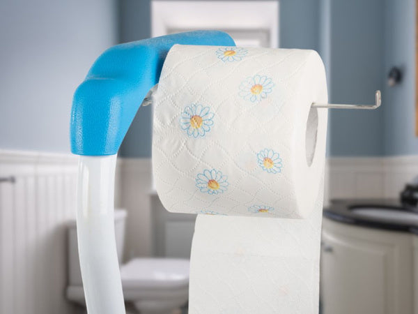 Tualeto rankena reguliuojamas turėklas stabilus senjorams