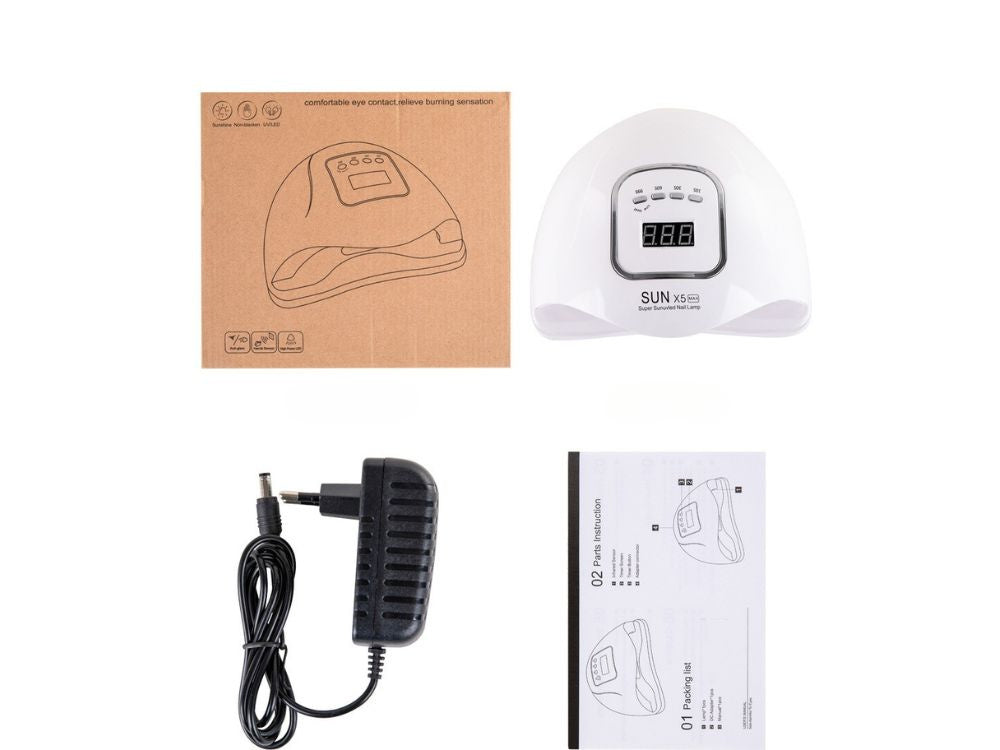 Nagų lempa 150W SUN X5 MAX LCD (UV/LED)