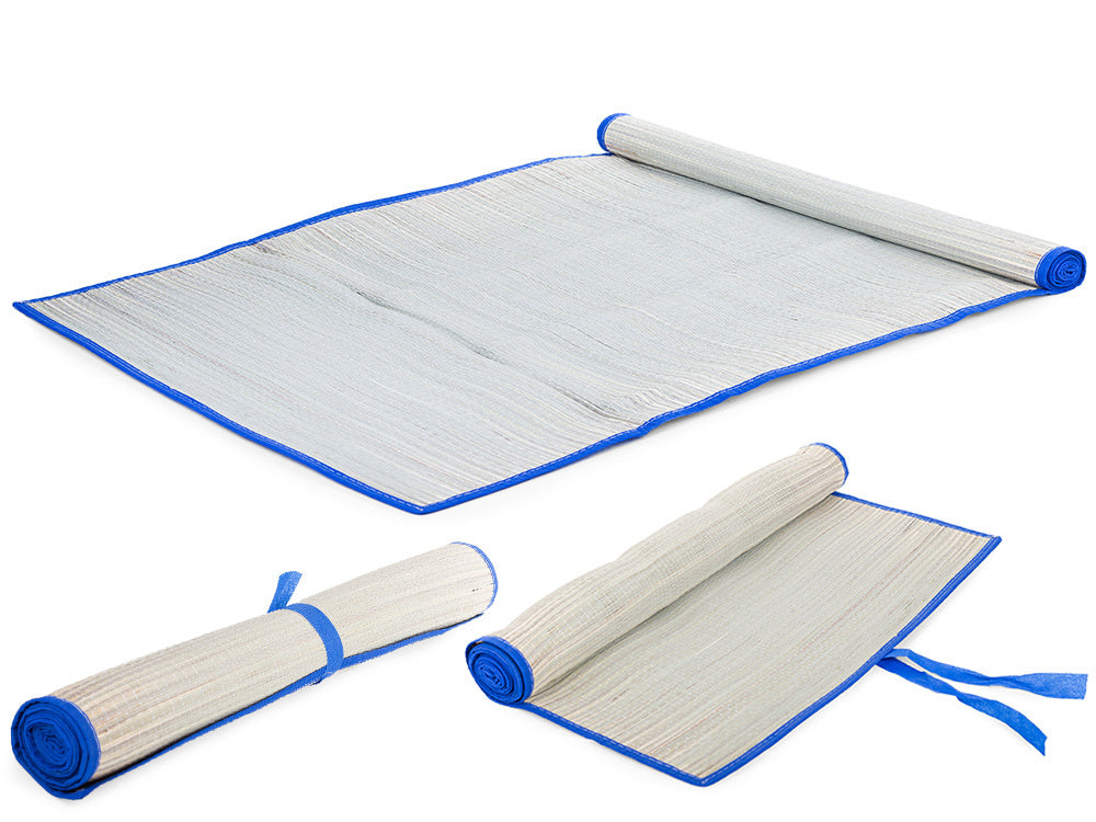 Plain plain mata šiaudinė antklodė lounger roll-up 60x170