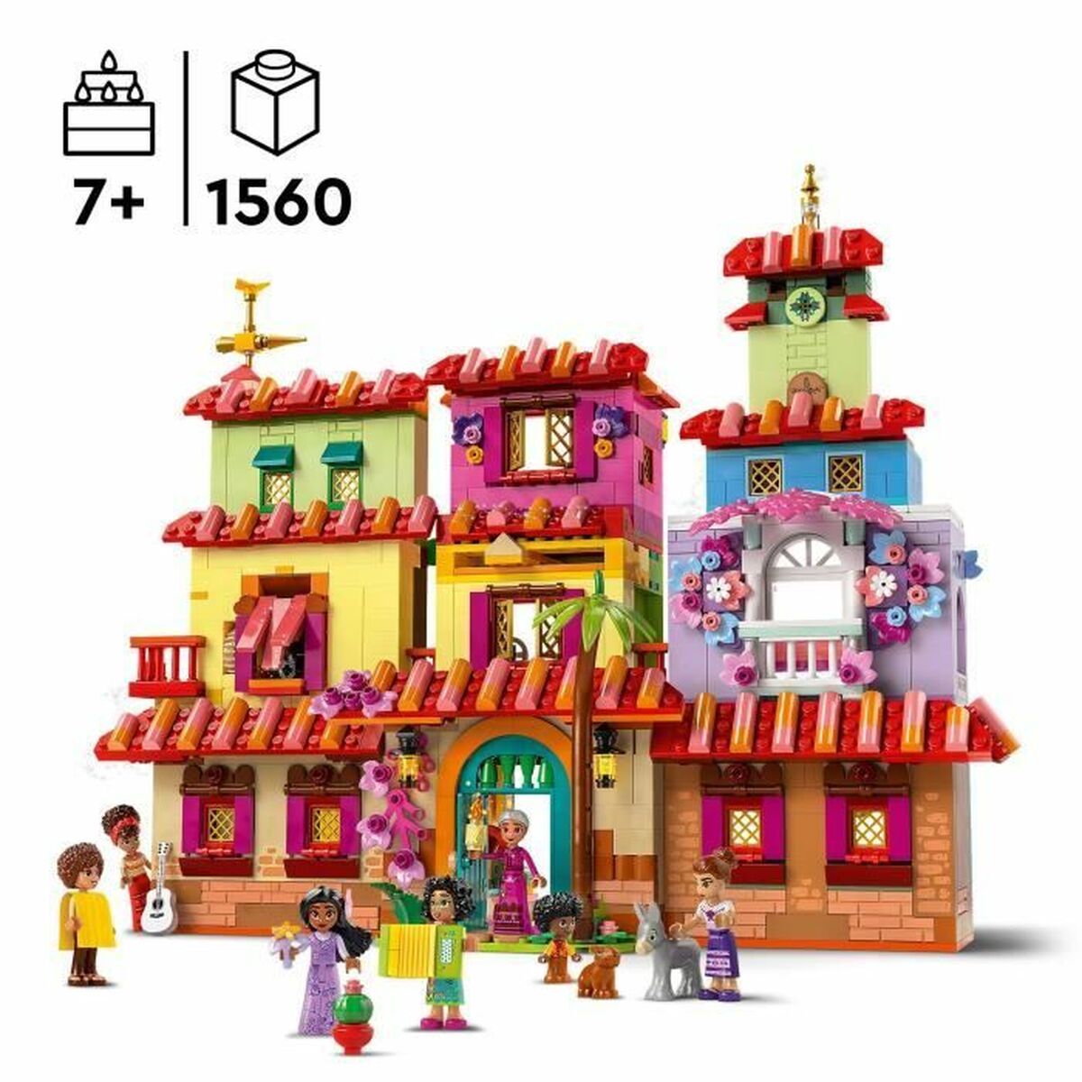 Statybos rinkinys Lego Encanto Madrigal's Magical House Spalvotas