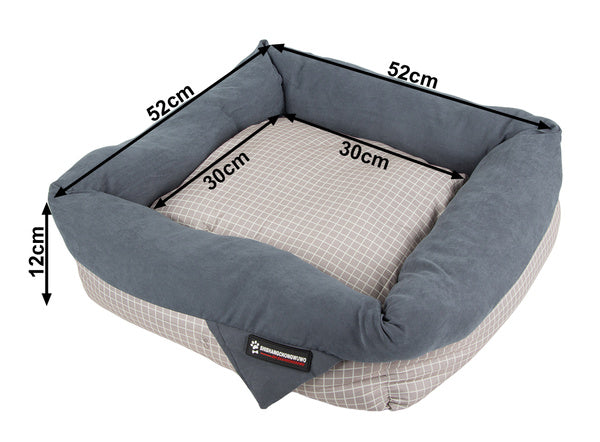 Šuns lova katės lova minkšta lova sofa sofa pagalvėlė maža, Pilka, Szín, Szürke