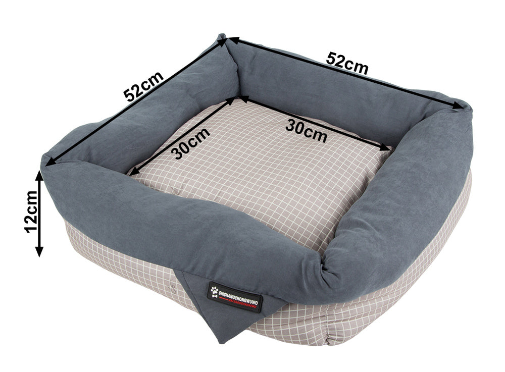 Šuns lova katės lova minkšta lova sofa sofa pagalvėlė maža, Pilka, Szín, Szürke