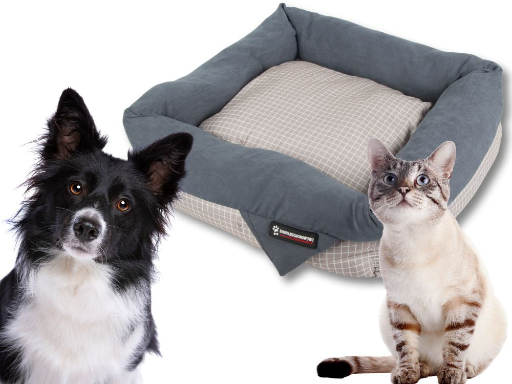 Šuns lova katės lova minkšta lova sofa sofa pagalvėlė maža, Pilka, Szín, Szürke