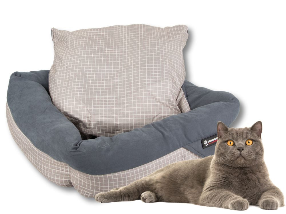 Šuns lova katės lova minkšta lova sofa sofa pagalvėlė maža, Pilka, Szín, Szürke