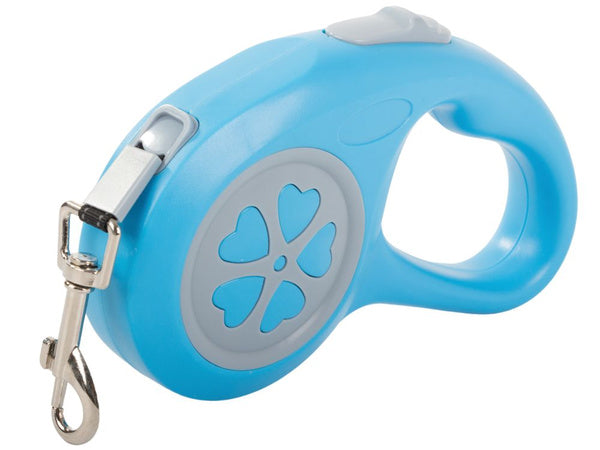 Automatinis šunų lanyardo uždarymas galingas lengvas 5m 15kg, Mėlyna, Szín, Kék