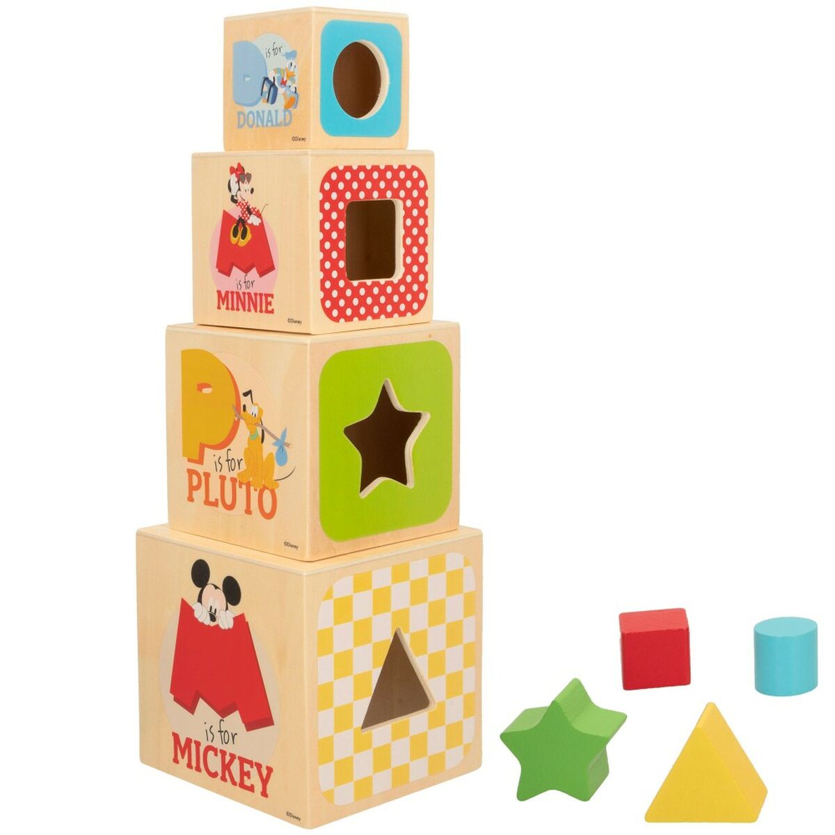 Statymo blokai Disney 8 Dalys 4 vnt. 12,2 x 12,2 x 12,2 cm