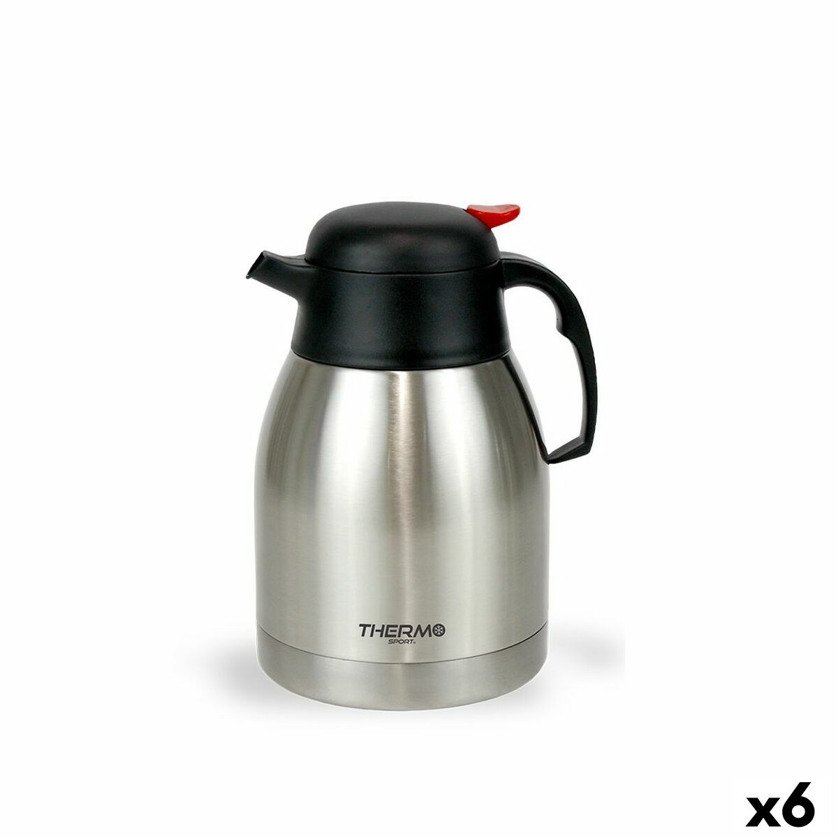 Šiluminis indas ThermoSport Mygtukas Nerūdijantis plienas 1,5 L (6 vnt.)