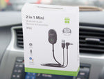 bluetooth automobilinis siųstuvo adapteris usb kabelis aux bt5.3 bass boost