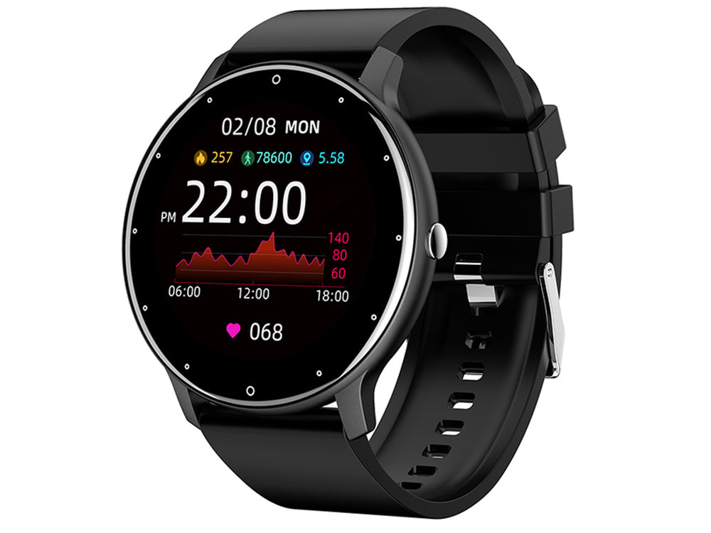 Išmanusis laikrodis moterų laikrodis vyrų guminis dirželis sporto bluetooth skambučiai
