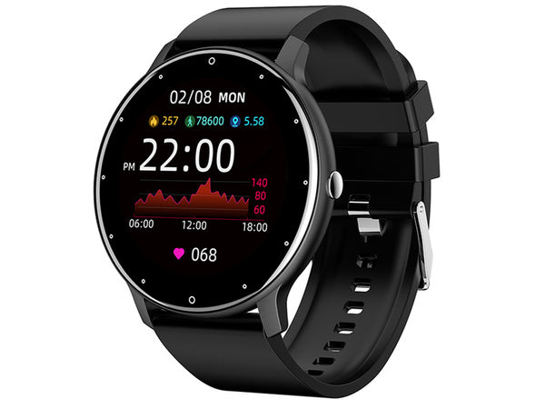 Išmanusis laikrodis moterų laikrodis vyrų guminis dirželis sporto bluetooth skambučiai
