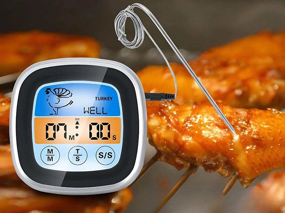 Skaitmeninis mėsos maisto termometras kepsninei -50°c 300°c