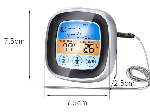 Skaitmeninis mėsos maisto termometras kepsninei -50°c 300°c