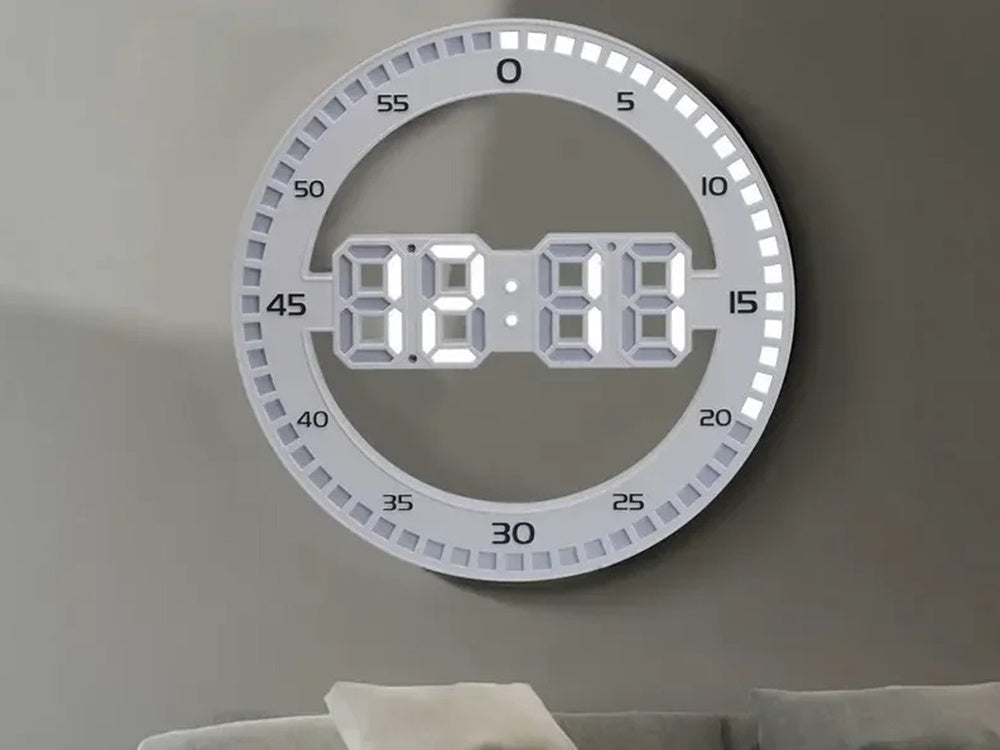 Žadintuvas led elektroninis termometras su žadintuvu apšviestas termometras