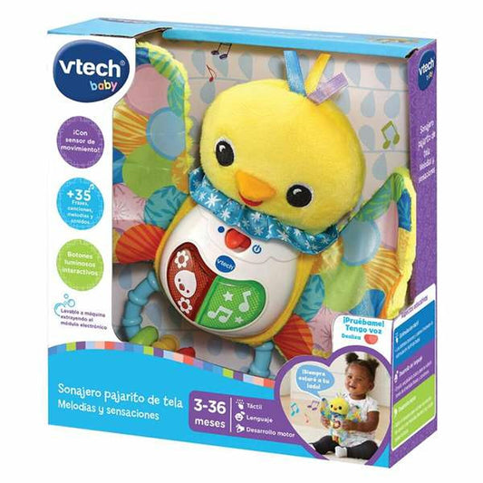 Mizikinis barškutis Vtech Baby Muzika Interaktyvas Ančiukas Šviesa 20 x 21 x 6 cm