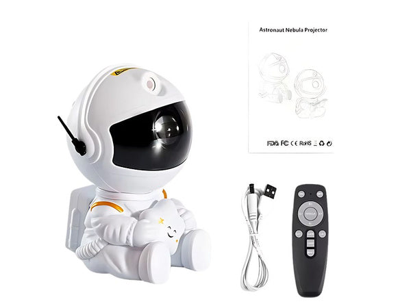 Žvaigždžių projektorius astronautas galaktikos naktinė šviesa dangaus lazeris buvo nuotolinio valdymo pultas