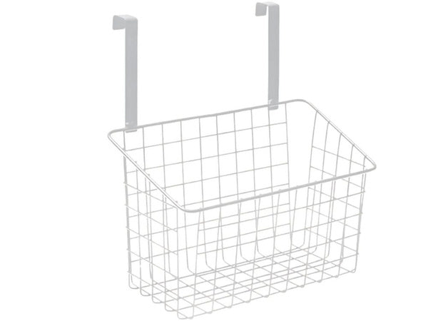 Krepšelis metalinis durelėse kabantis organizatorius virtuvės pakabinama lentyna, Baltas, Szín, Fehér