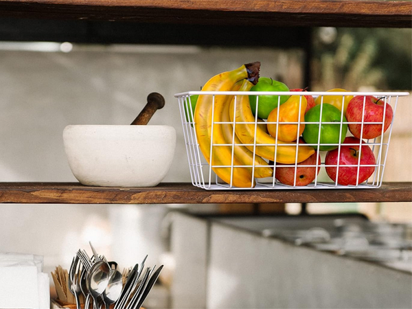 Pakabinamas krepšys metalinis organizatorius pakabinama lentyna balta stipri, Baltas, Szín, Fehér