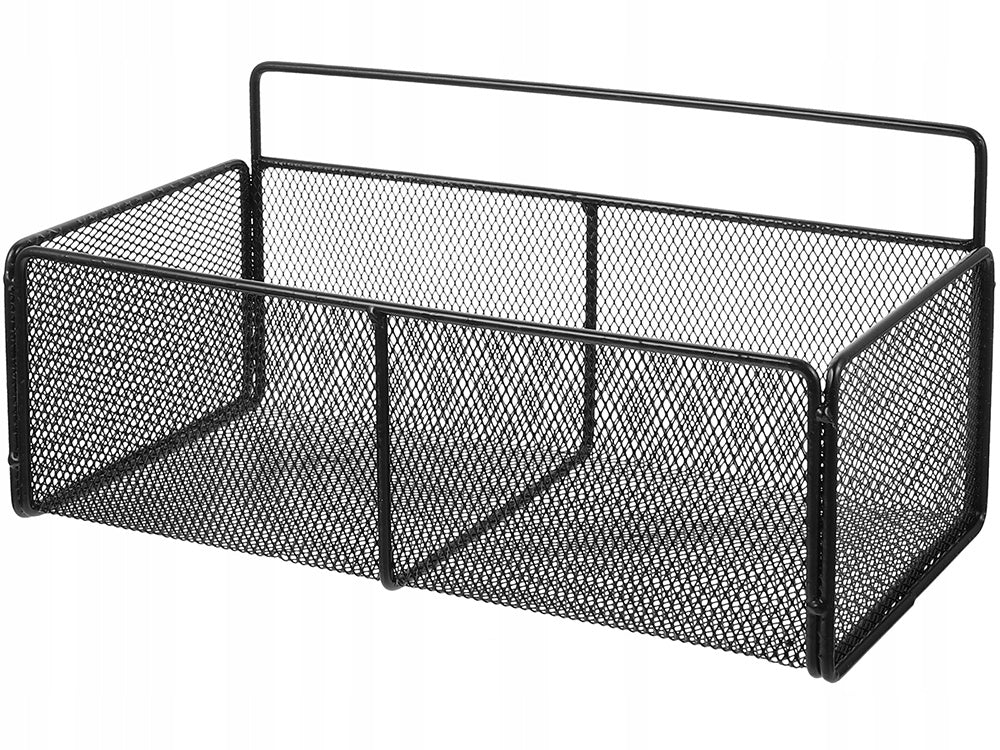 Pakabinamas krepšys metalinis organizatorius pakabinama lentyna virtuvė juoda, Juoda, Szín, Fekete