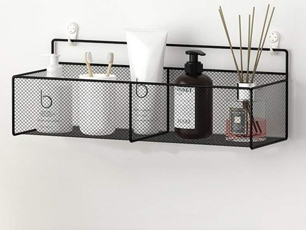 Pakabinamas krepšys metalinis organizatorius pakabinama lentyna virtuvė juoda, Juoda, Szín, Fekete