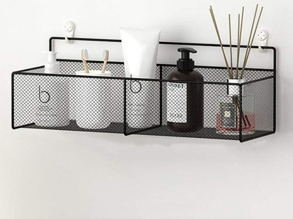 Pakabinamas krepšys metalinis organizatorius pakabinama lentyna virtuvė juoda, Juoda, Szín, Fekete