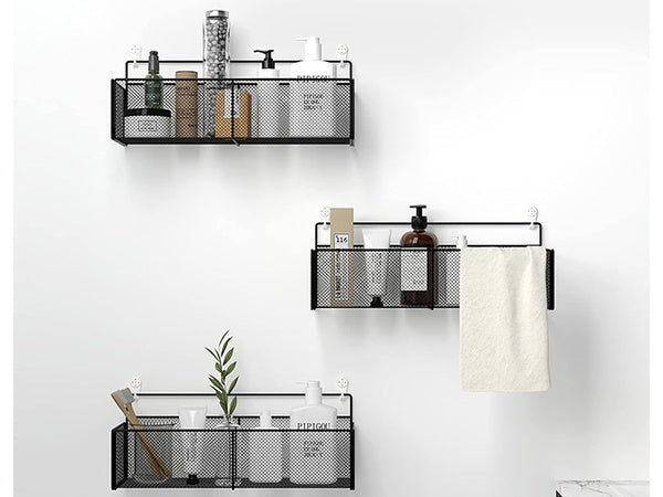 Pakabinamas krepšys metalinis organizatorius pakabinama lentyna virtuvė juoda, Juoda, Szín, Fekete