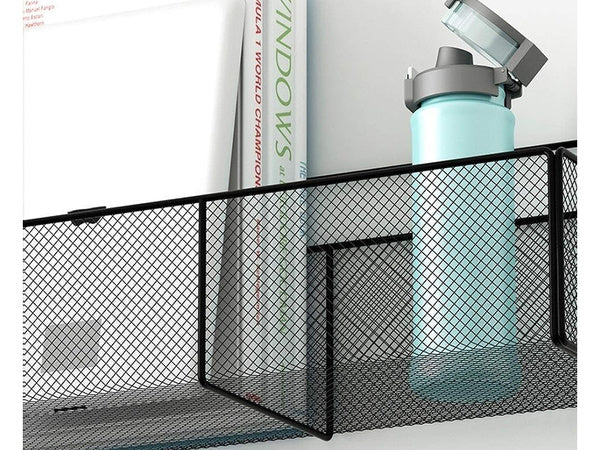 Pakabinamas krepšys metalinis organizatorius pakabinama lentyna virtuvė juoda, Juoda, Szín, Fekete