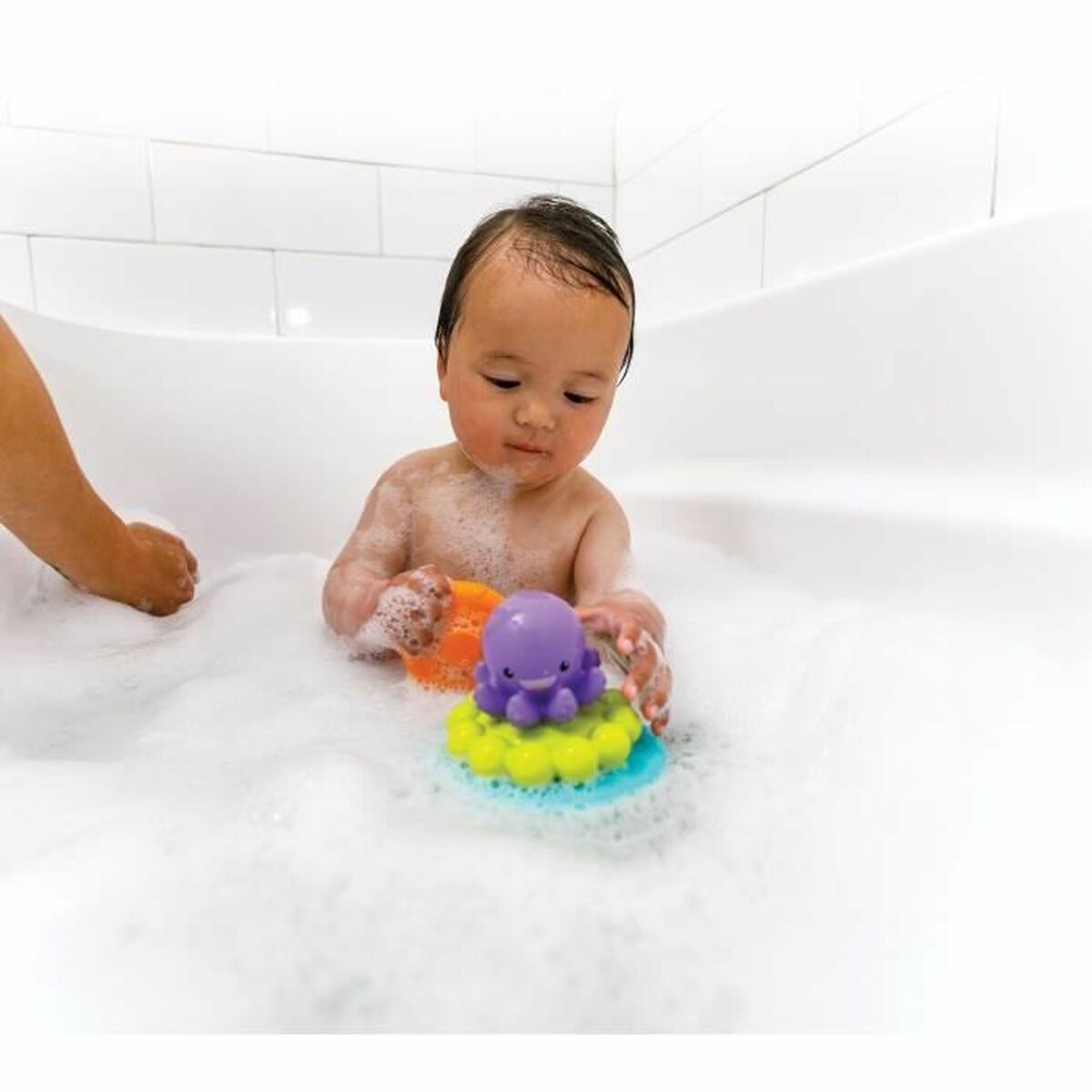 Piramidė-sukutis Infantino Octopus bath pyramid