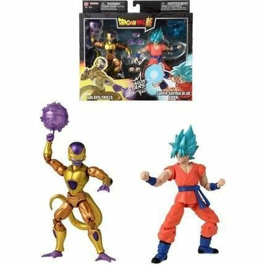 Veiklos rodikliai Dragon Ball Super Dragon Stars: Golden Frieza vs Super Saiyan Blue Goku 17 cm