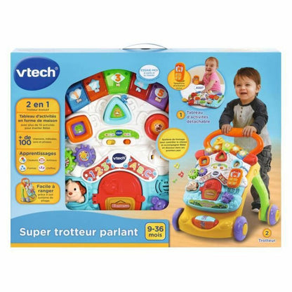 Triratis Vtech Super Trotteur Parlant 2 En 1 Orange (FR) Spalvotas